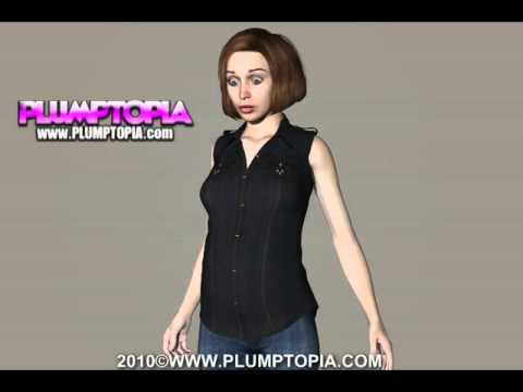 Pregnant Belly Expansion Animation Test - YouTube