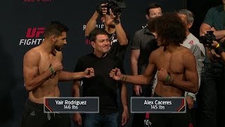 Yair Rodriguez vs. Alex Caceres | Weigh-In | UFC ON FOX