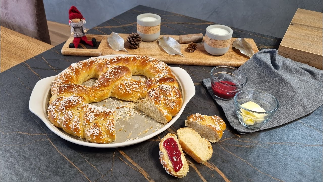 Neujahrsbrezel 🍀 auf der "White Lady" von Pampered Chef