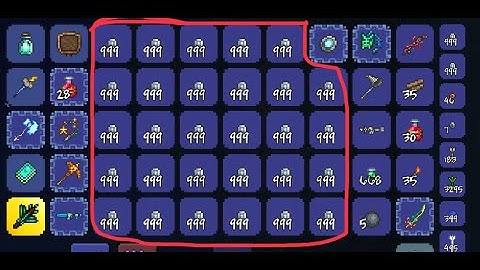 How to duplicate any item in Terraria 1.3 Mobile