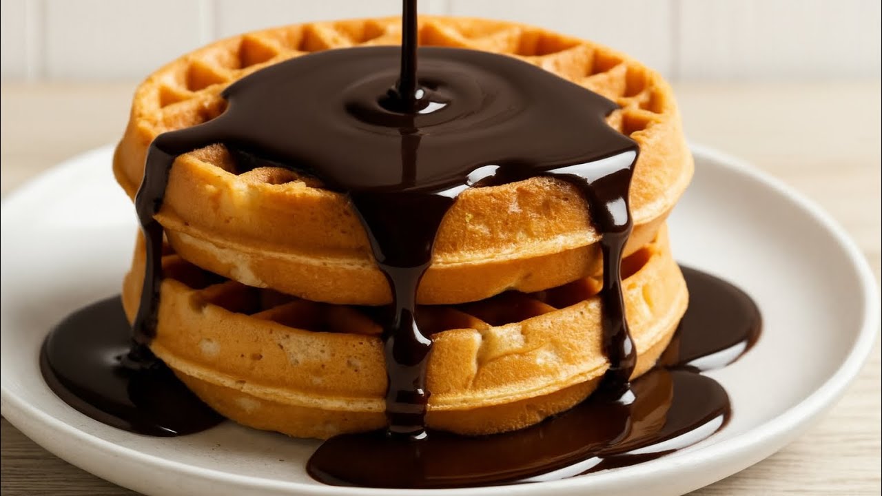Как приготовить лучшие бельгийские вафли за 5 минут! Бельгийские вафли, как в кофейне!