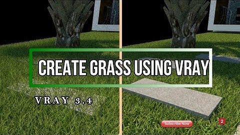 Create realistic grass in vray sketchup | vray sketchup fur tool | vray tutorial