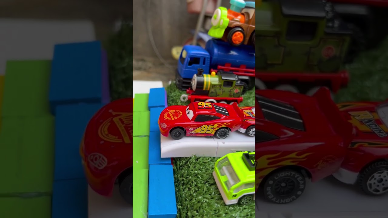 Adorable cute lightning McQueen 🌈🚗 #shorts