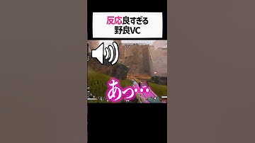 え?wwww女性配信者が出会った野良VCの反応が完璧すぎたwwwww【apex.エーペックスレジェンズ】#shorts