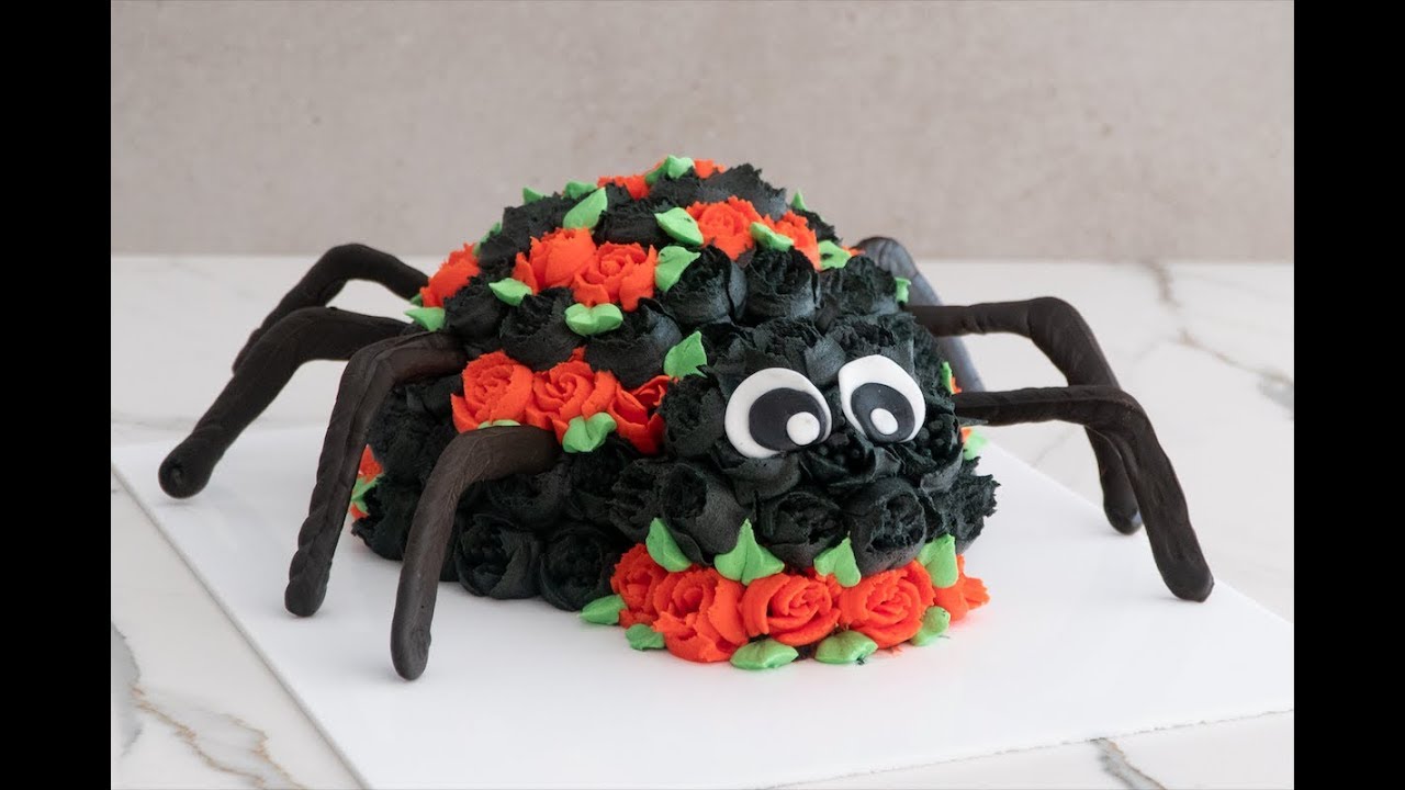 Spider Egg Cake For Halloween + Video