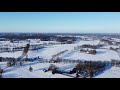 Kotten in de sneeuw vanuit de lucht met DJI Mavic Mini