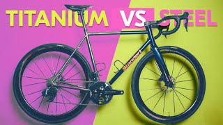 What rides better? Titanium vs Steel Road Bike Ride Review