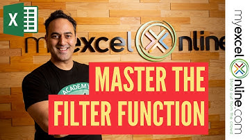 Excel Formulas and Functions Tutorial - FILTER Formula (NEW IN OFFICE 365)