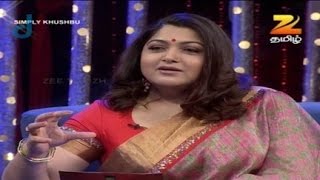 Simply Khushbu  Tamil Talk Show  Episode 5  Zee Tamil TV Serial  Full Episode