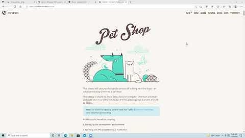 Ethereum Truffle Suite Pet Shop Solidity Smart Contract in Remix Tutorial