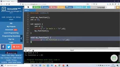 C PROGRAMMING - FUNCTIONS - PART 5