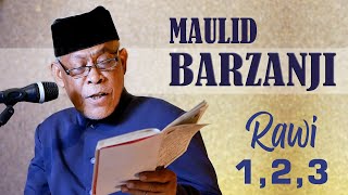 Maulid Barzanji Rawi 1, Rawi 2 dan Rawi 3 - Bapak Jazuli (Muadzin Masjid Jami Pekalongan)