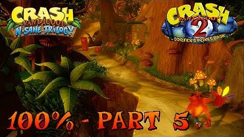 Crash Bandicoot 2 - N. Sane Trilogy - 100% Walkthrough, Part 5: The Pits (Gem)