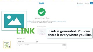 How To Generate a Link for an Image | Create Link or URL for your Photos And share Everywhere