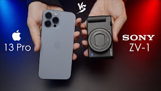 iPhone 13 Pro Max vs Sony ZV-1 camera comparison