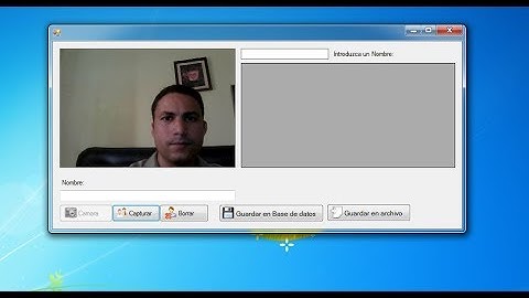 Como usar una Webcam en vb net