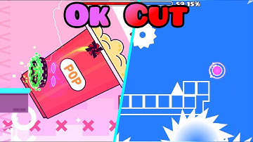 Ok Cut Original vs Layout | Geometry Dash Comparison