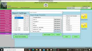 How to import a custom report card template into SIMS's Report card designer