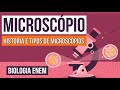 MICROSCÓPIO: o que é, história e tipos de microscópios | RESUMO DE BIOLOGIA ENEM. Claudia Aguiar