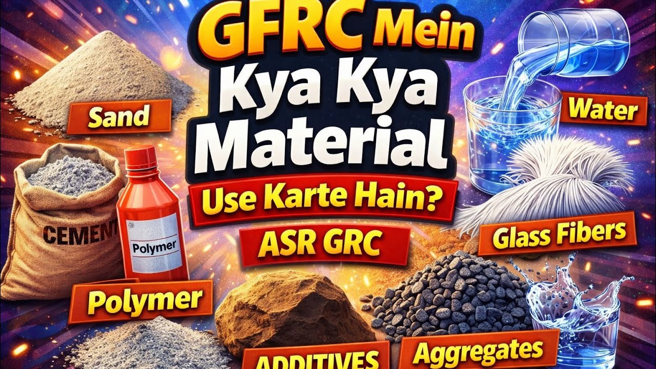 Material Gerc GFRC Material List Explained | Cement, Sand, Glass Fiber | ASR GRC ...