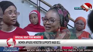 WOMEN AFFAIRS MINISTER SUPPORTS NASS BILL