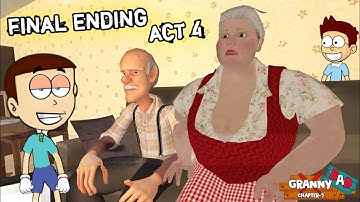 Bad Granny Chapter Two - Final Ending Act 4 | Shiva and Kanzo Gameplay