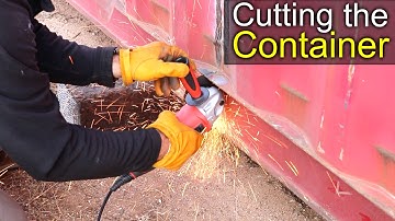 Cutting the Container - Container shop project 1