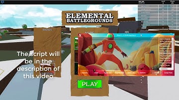 Elemental Battlegrounds Hack/Script "TP to Heaven" (Working January 2020)