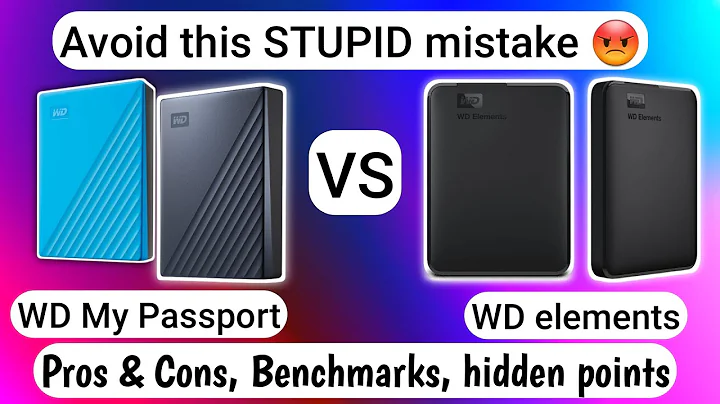Which is the ABSOLUTE Best External HDD? WD My Passport vs WD Elements Ultimate comparison [Eng]
