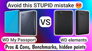 Which is the ABSOLUTE Best External HDD? WD My Passport vs WD Elements Ultimate comparison [Eng]