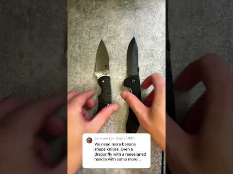 Banana-shaped knives rock