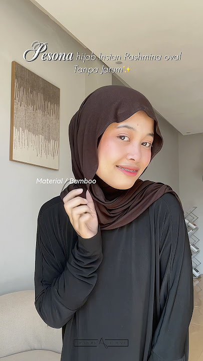 Pesona hijab instan Bamboo warna zalin cakep banget - https://s.shopee.co.id/8fJZQi6wW3 🤎