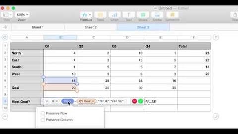 Apple iWork Numbers IF Function