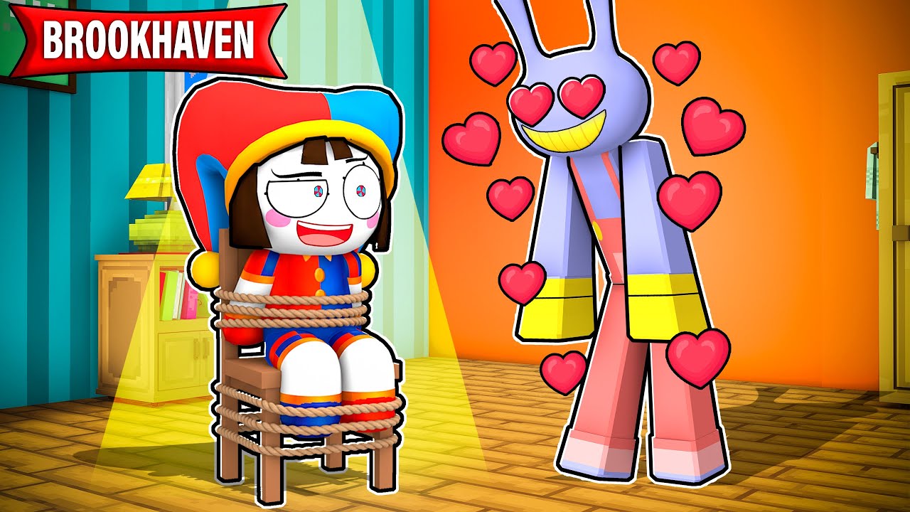 Jax PRENDEU a Pomni no Brookhaven