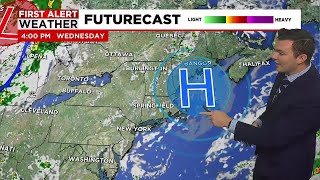 Dry & Seasonable Pattern Continues This Week