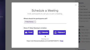 Scheduling a Meeting with the Lifesize App   Lifesize Training