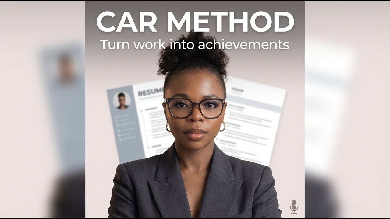 The CAR Method Explained: Turning Work Into Resume Achievements - YouTube