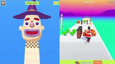Sandwich Runner 🆚 Twerk Race 3d🌻🧿🌺🌈Max Levels Walkthrough Android IOS Update Gameplay FG190