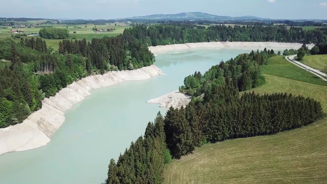 Forggensee ohne Wasser 2018