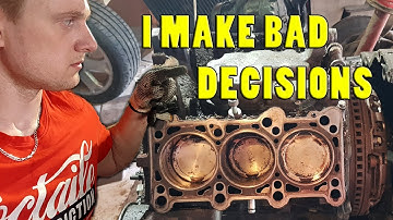 BAD DECISIONS - AUDI S4 B5 ENGINE REBUILD | PT2 (ASSEMBLY OF BLOCK)