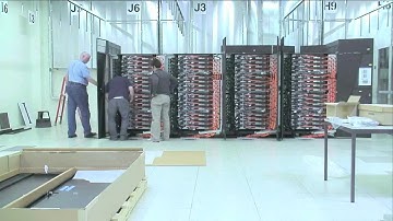 Time Lapse: Installation of an IBM BlueGene/Q supercomputer at CSCS for EPFL BlueBrain project