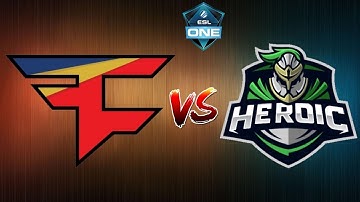 ESL One Cologne 2017 Faze vs Heroic (bo1 Inferno)