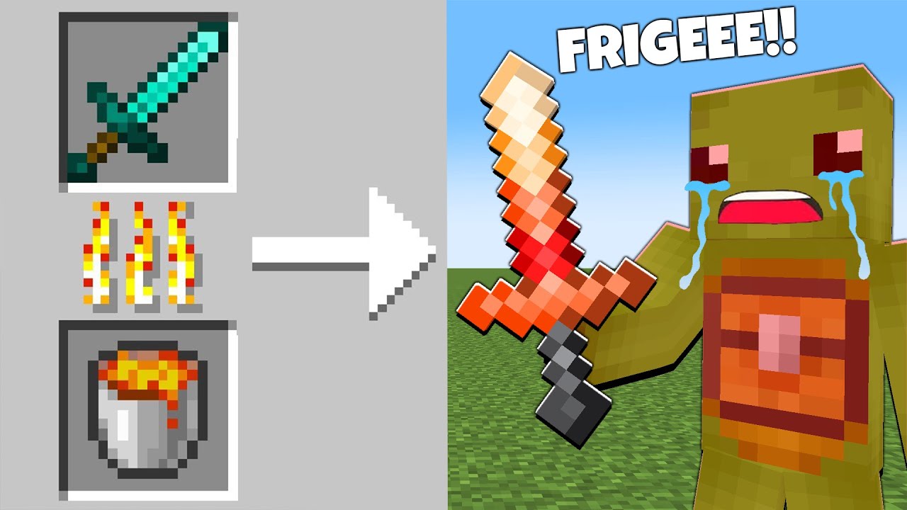 Minecraft dar Poti Praji Orice Item...