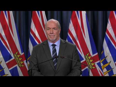 Premier John Horgan addresses B.C. on COVID-19