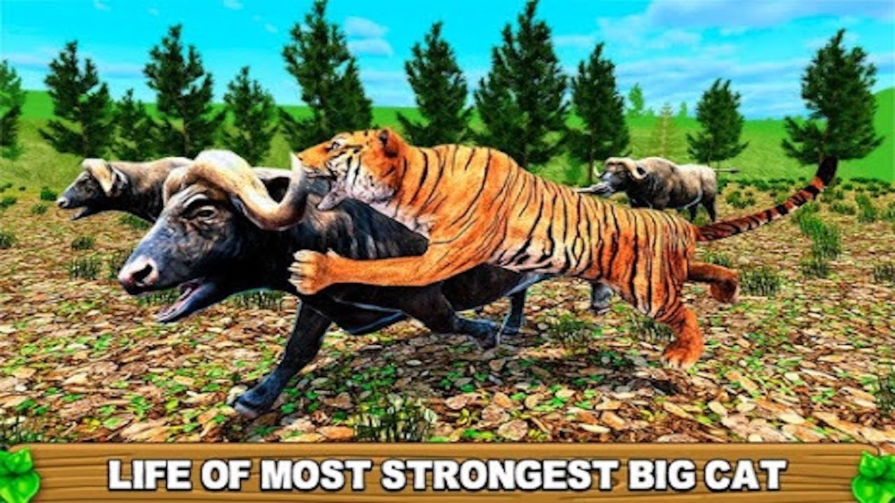 🐅🐯Asian Tiger Simulator-Азиатский тигр-симулятор-By Glufun Games-Android