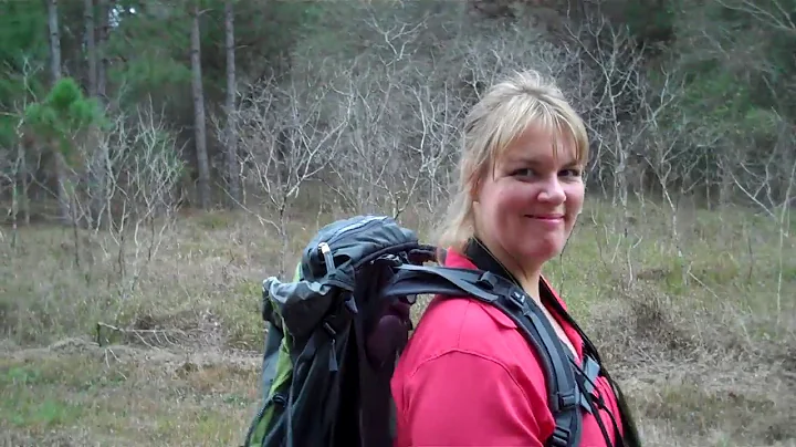 Heather Greenway hiking in the "magical forest"