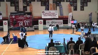 (3043) 68kg Aysegul Gozey vs Damla Demirel (2016 Turkish Junior TKD Championships)