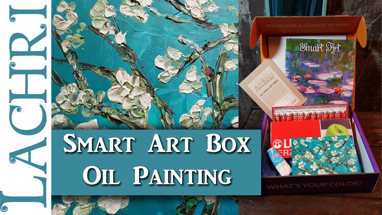 ⁣SmartArtBox - Impasto oil painting w/ palette knife tips - Lachri
