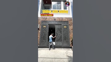 Sliding folding gate #slidinggate