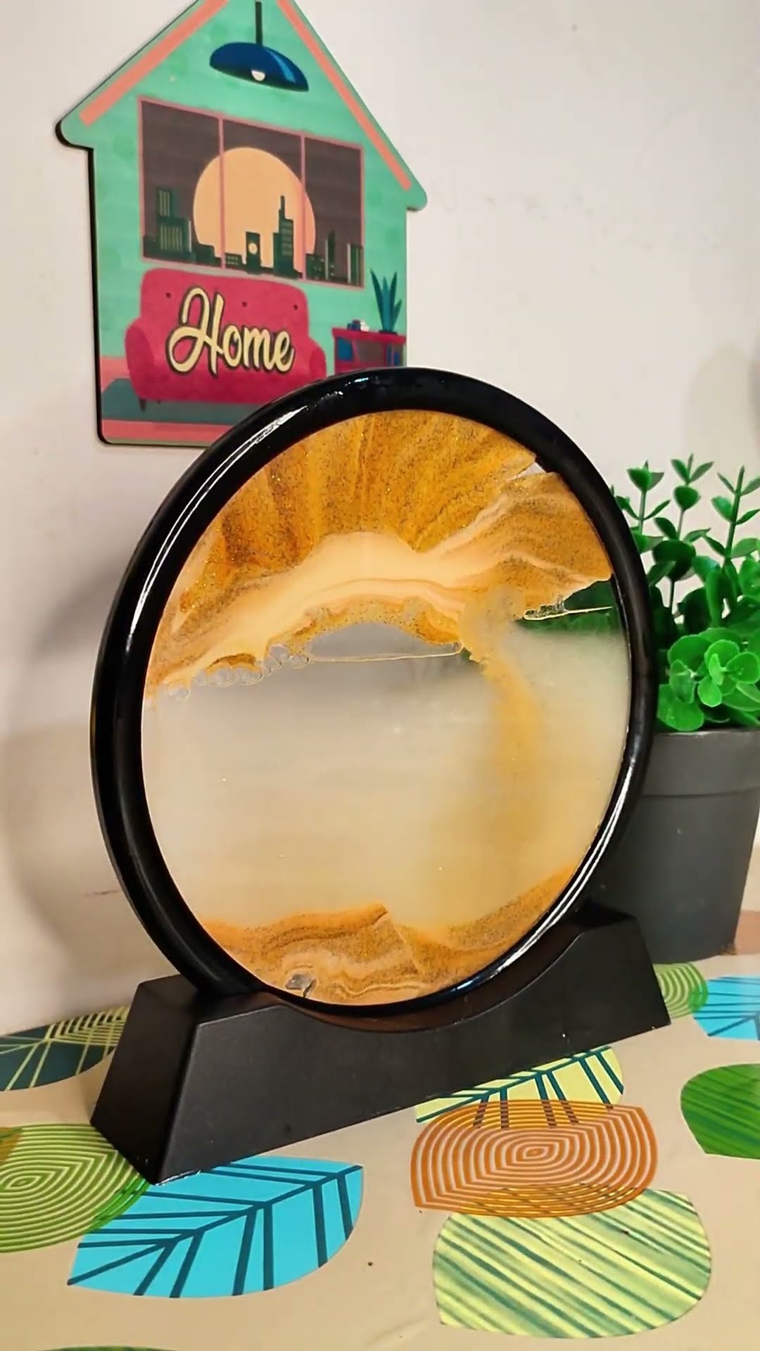3D Landscape Relaxing Flowing Sand Decoration ?▶️ Product Link in Bio ( # 1899 )